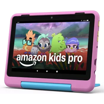 Amazon | Fire HD 8 Kids Pro (2024) | Rosa | 1280 x 800 píxeles | 32 GB | Wi-Fi | 802.11ac | Versión Bluetooth 5.2