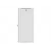 Armario de instalación de pared Lanberg 19'' 27U 600x600 mm gris (puerta de cristal)