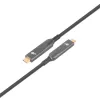 Cable de vídeo híbrido USB-C TB AKTBXIACCOP500B 4K, 5 m de longitud