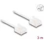 Cable de red DeLOCK RJ45 Cat.6 UTP ultra fino 3 m blanco