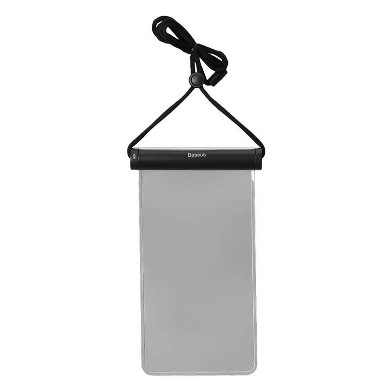 Funda impermeable para móvil Baseus AquaGlide cierre deslizante cilíndrico, negra