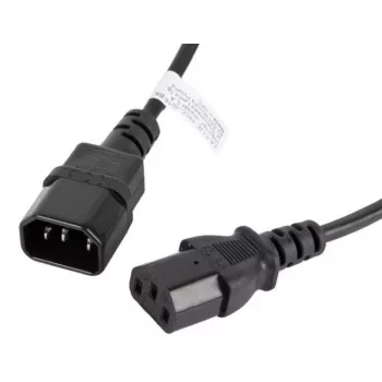 Cable de alimentación Lanberg CA-C13E-10CC-0018-BK negro 1,8 m