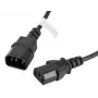 Cable de alimentación Lanberg CA-C13E-10CC-0018-BK negro 1,8 m