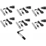 Sistema inalámbrico DMX EUROLITE QuickDMX Set transmisor 1x + receptor con batería 6x (envío/recepción DMX inalámbrico)