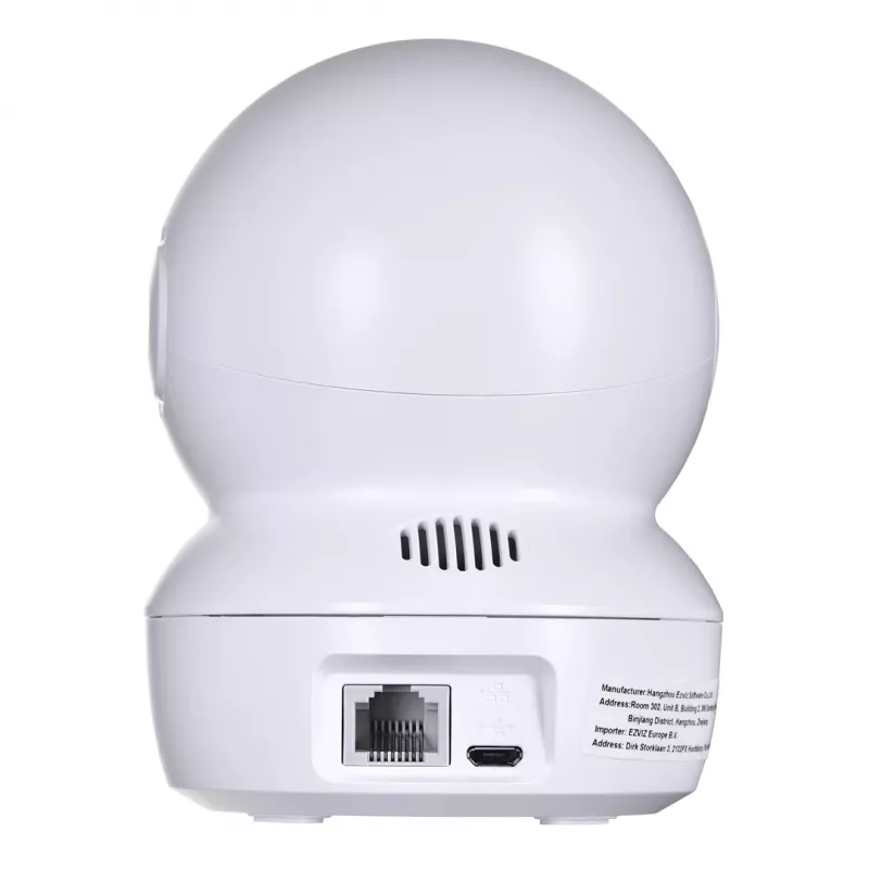 EZVIZ H6c Cámara de vigilancia IP 1920 x 1080, interior, tipo domo, Wi‑Fi y Ethernet, objetivo de 4 mm, giro de 360°, microSD hasta 256 GB