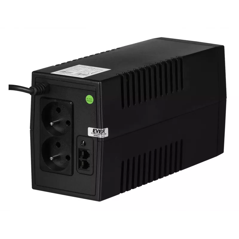 Ever EASYLINE 850 AVR USB Line-Interactive 0,85 kVA 480 W 2 salidas AC