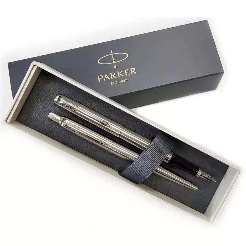 Set de bolígrafos Parker 2093258 negro, plata 2 uds.
