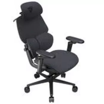 Silla gaming thunder x3 FLEX Pro Fabric gris — silla giratoria ergonómica, reposabrazos y reclinación ajustables