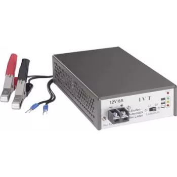 Cargador de batería IVT cargador de corriente constante de 3 etapas 12V/24V Modelo 900018