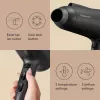 Panasonic secador de pelo | EH-NE85-K825 | 2500 W | 3 niveles de temperatura | función iónica | Negro