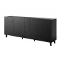 Cómoda BARI 200x42x82 negro mate