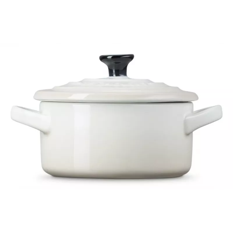 Le Creuset 71901107160100 Mini Dutch Oven, 0,25 L, blanco