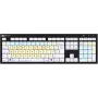 Teclado LogicKeyboard Dyslexie Negro UK para PC LKB-DYSLEX-BJPU-UK — distribución UK, diseño de teclas apto para dislexia