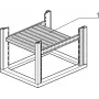 SCHROFF Bandeja de rack fija (eurorack universal) - FACHB.UNI.STAT.600B500T 7021 (22117851)