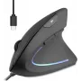 Perixx PERIMICE-513 C ratón ergonómico vertical USB-C negro para diestros (PERIMICE-513 C)