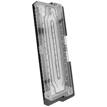 Placa distribuidora frontal para refrigeración líquida personalizada de PC, Singularity Spectre 2.0 Elite – soporte frontal de depósito/caudalímetro (SC-SPECTRE-ELITE-FRONT-BK)