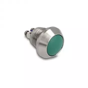 Pulsador DELOCK 22034 12 mm, 2× borne de tornillo, verde
