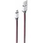 Cable USB ShiverPeaks BS14-50096 0,9 m USB A Micro-USB B rojo