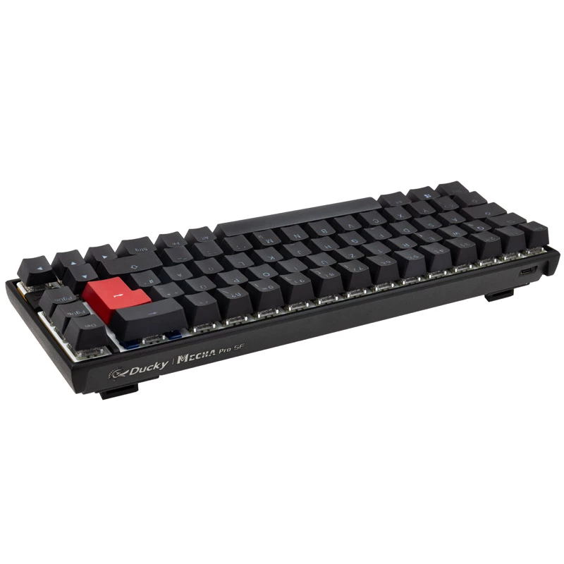 Teclado Ducky Mecha Pro SF Gaming USB alemán negro
