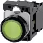 Siemens Pulsador anillo frontal plástico, accionador plano verde SIRIUS ACT 3SU1102-0AB40-1BA0 1 ud. (3SU1102-0AB40-1BA0)