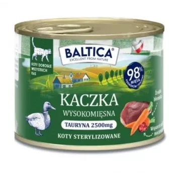 BALTICA Sabor regional Pato – Comida húmeda para gatos – 185 g