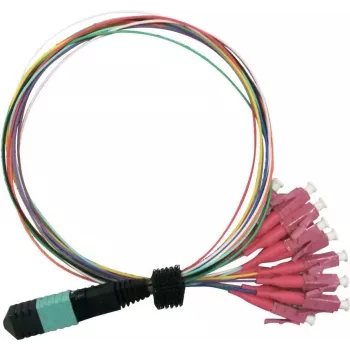 Value 21.99.1100 cable de fibra óptica 2 m MPO 12x LC OM4 multicolor (21.99.1100)