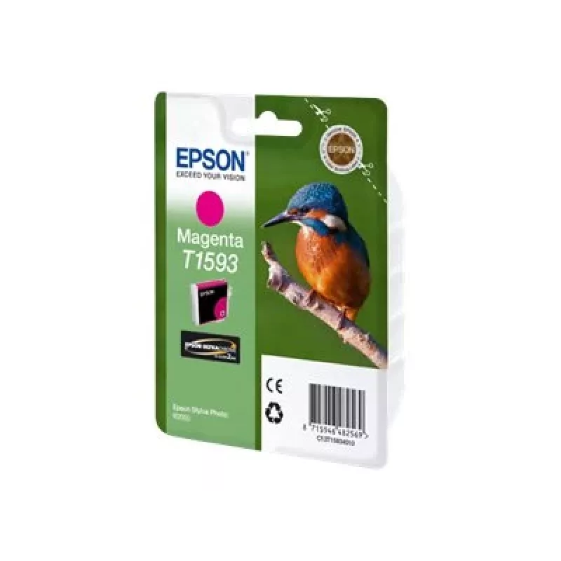 Epson T1593 magenta, magenta, tinta pigmentada, 17 ml, 1 ud., 1200 páginas