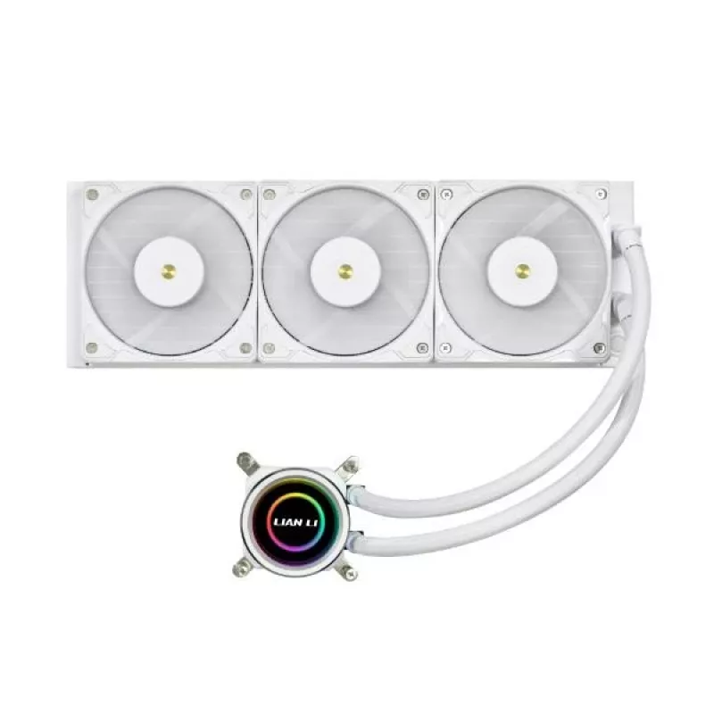 Refrigeración líquida todo en uno Lian Li Galahad II Trinity 12 cm blanca