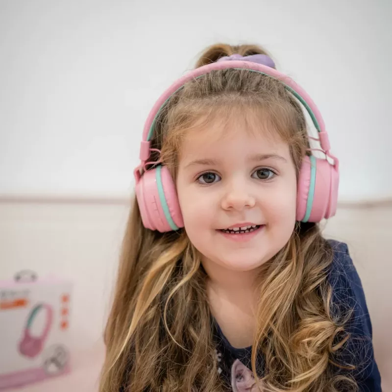 Auriculares Tellur Buddy Bluetooth Over-Ear Rosa