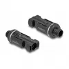 DeLOCK conector para módulo solar DL4 conector macho conector hembra negro 2 uds.
