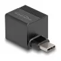 Adaptador DeLOCK USB Type-C a Gigabit LAN mini negro