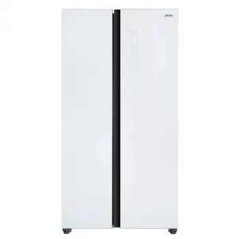 Frigorífico side-by-side MPM MPM-427-SBS-05/NL — 472 L, No Frost, inverter, indicador LED, blanco, 900×1770×590 mm