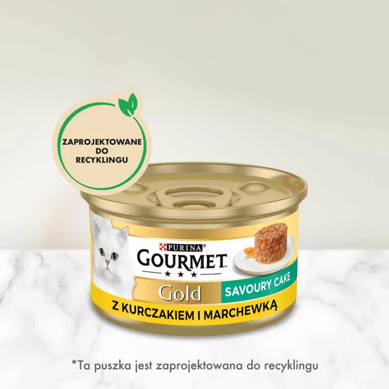 GOURMET GOLD - paté sabroso con pollo y zanahoria 85 g