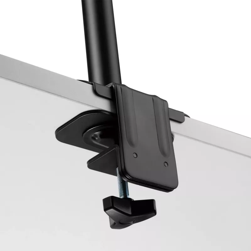 Maclean MC-929 placa de refuerzo de sobremesa para soportes de monitor de escritorio, negro