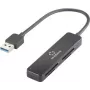 RF-PCR-220 lector de tarjetas USB para smartphone/tablet lector de tarjetas negro (RF-5151022)