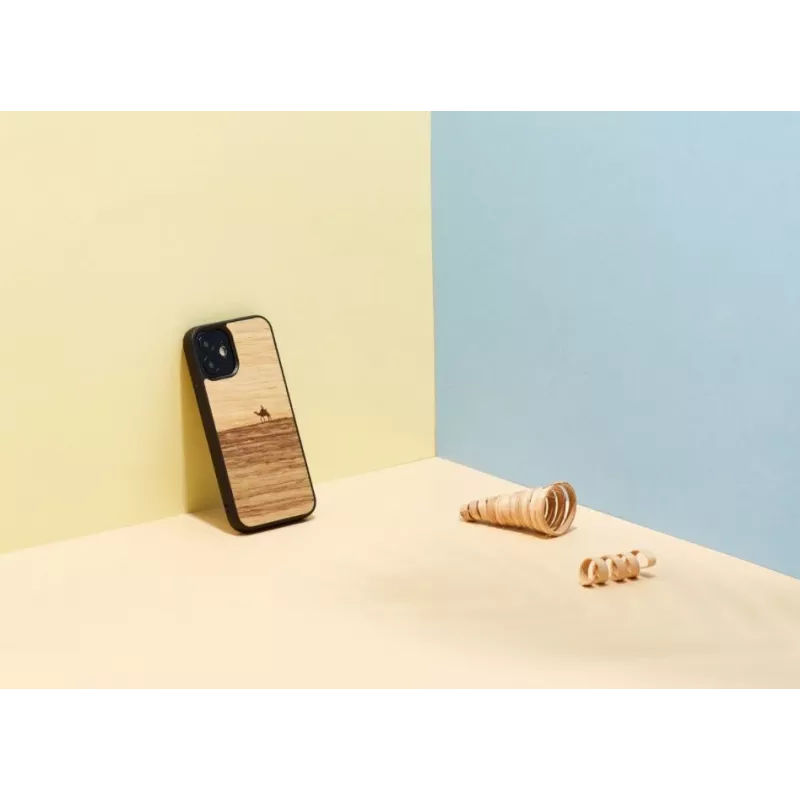 Funda protectora Man and Wood para iPhone 12 mini — Terra negra