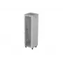 Armario rack de suelo LANBERG 19 pulgadas 42U 600×600 mm gris con puerta de cristal y LCD (flat pack)