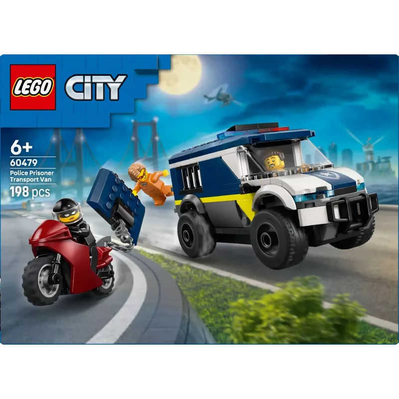 LEGO CITY 60479 Transporte de prisioneros de policía
