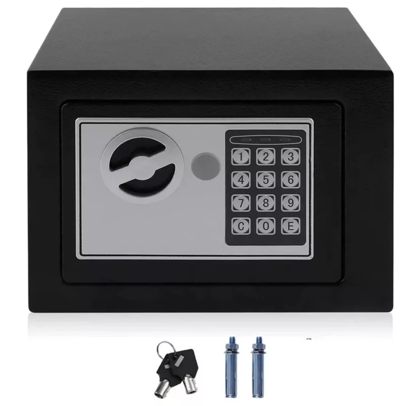 Caja fuerte electrónica Extralink Home S-406 con código digital y llaves