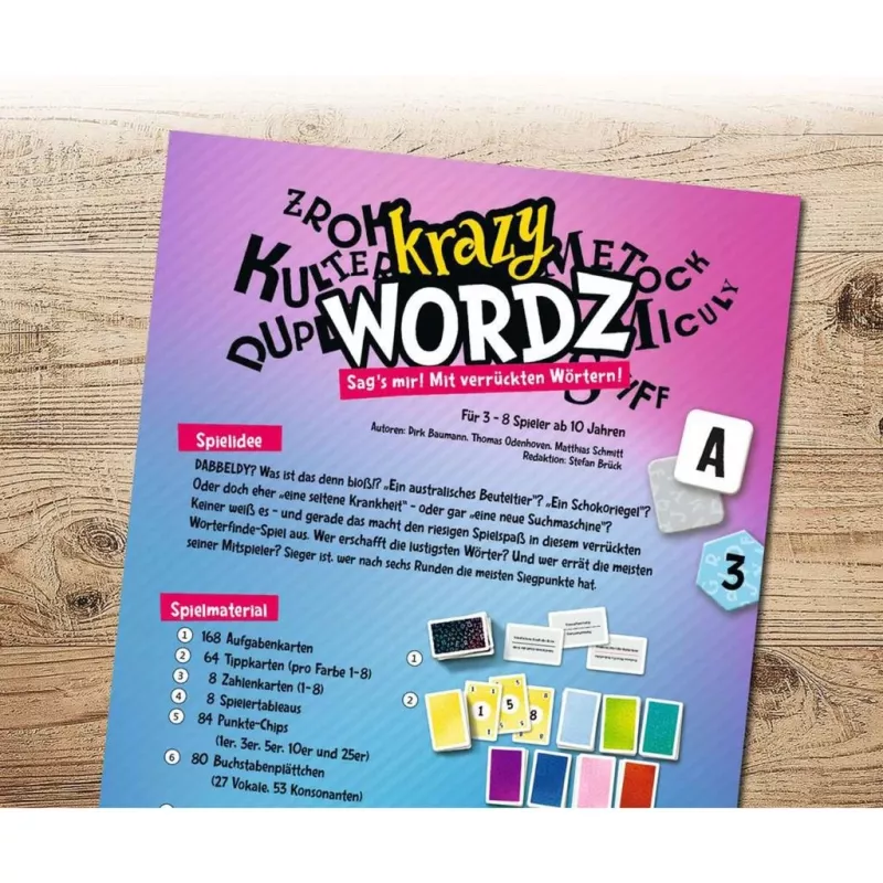 Krazy Words, juego de mesa
