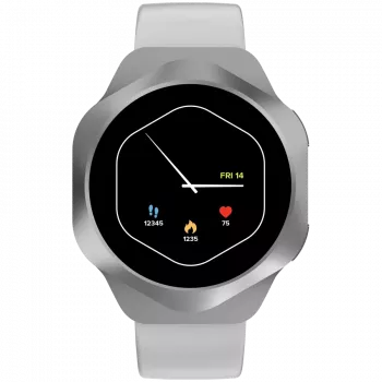 Smartwatch CANYON Hexagon 88 BT-CALL plata