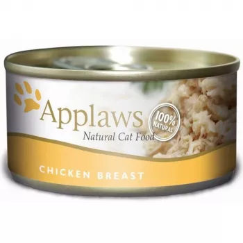 Comida húmeda para gatos Applaws Pechuga de pollo 156 g – adult, 16 % proteína, 80 % humedad, lata