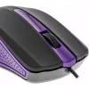 Ratón USB con cable, 3 botones, superficie engomada