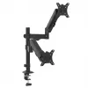 Soporte para 2 monitores Maclean, brazo de gas, 17-32 pulgadas, 2-10 kg, negro, MC-136