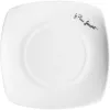 Lamart LT9002 Dine juego de platos de porcelana, 6 uds. (2 llanos, 2 hondos, 2 de postre), 24,5/19,2/17,3 cm, blanco