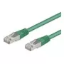 Wentronic Goobay cable de parcheo CAT 5e, F/UTP, verde, 3 m - mezcla de cobre CCA (50182)