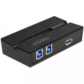 Conmutador de datos para ordenador DeLOCK 11495 5 Gbit/s negro plástico