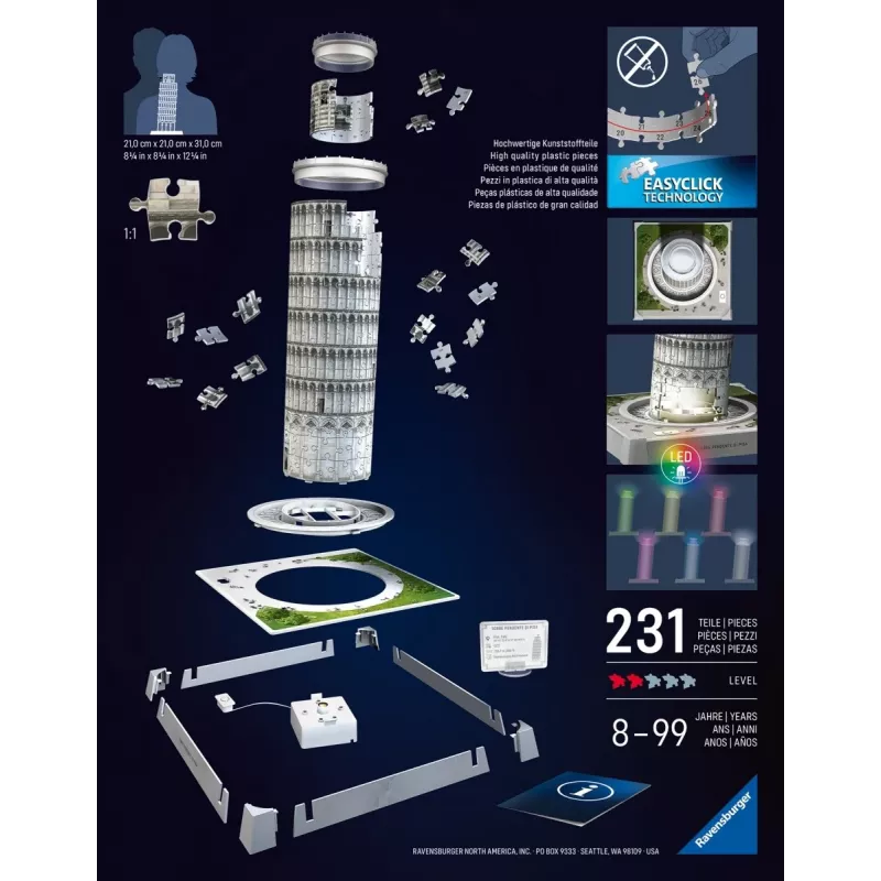 Puzle 3D Ravensburger 12008028 216 piezas Edificio