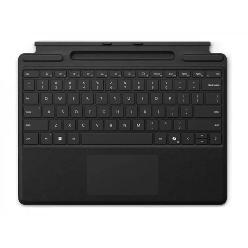 Microsoft Surface Pro teclado con almacenamiento para Slim Pen, negro, inglés (8XB-00161)