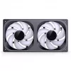 Ventilador Jonsbo ZB-240 240mm ARGB PWM negro — diseño Infinity-Mirror